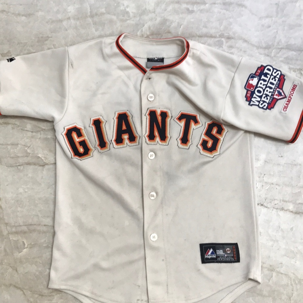 2012 Tim Lincecum World Series Champions Jersey
